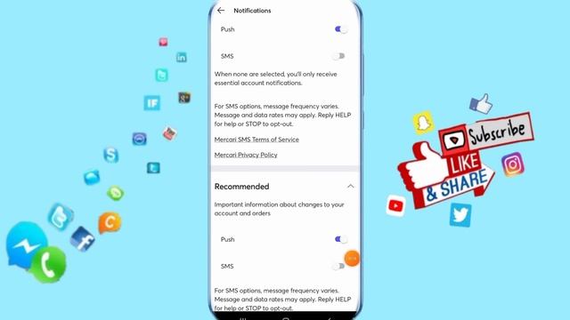 How To Enable And Turn On Latest Features And Updates Notifications On Mercari App смотреть онлайн