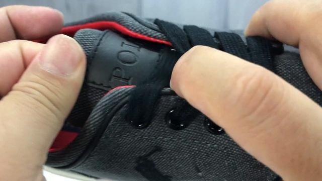Ralph Lauren Polo Faxon Vintage Cotton Low Sneakers Unboxing смотреть онлайн