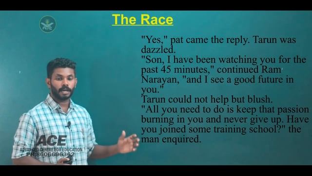 The Race |SCERT|9th Standard English First Chapter -Episode II
