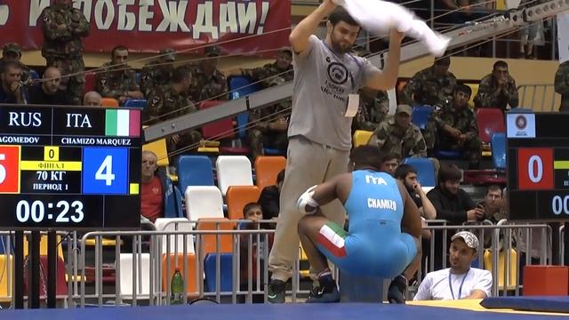 Алиевский 2017 70 кг финал М-расул Газимагомедов RUS Франк Чамизо ITA смотреть онлайн
