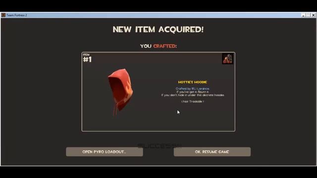 Team Fortress 2 - First pyro hat craft смотреть онлайн
