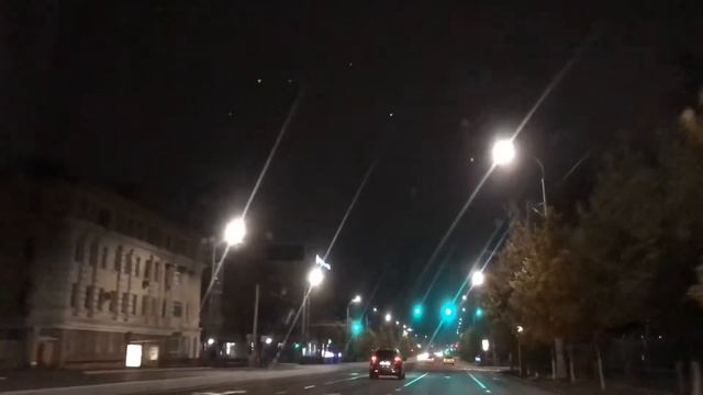 По ночному Ташкенту в Международный аэропорт