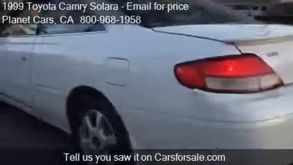 1999 Toyota Camry Solara SE