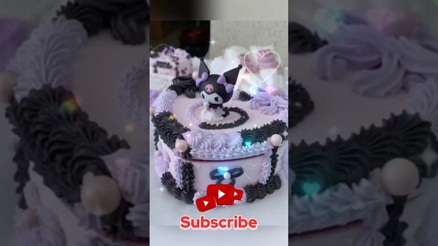 Kuromi Cake. Delicious! #kuromi #sanrio #mymelody смотреть онлайн