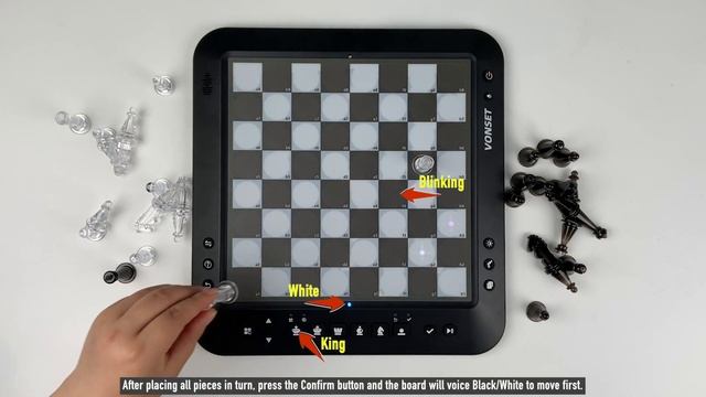 Vonset P6 Smart Electronic Chess Set Functions смотреть онлайн