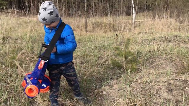 Nerf Titan CS-50 unpacking/Распаковка мощного Nerf. смотреть онлайн