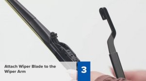 Goodyear Assurance Hybrid Wiper Blade Installation - Hook Arm