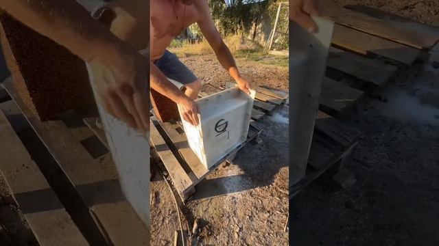 Стеклопластиковая форма скамьи Евро-1