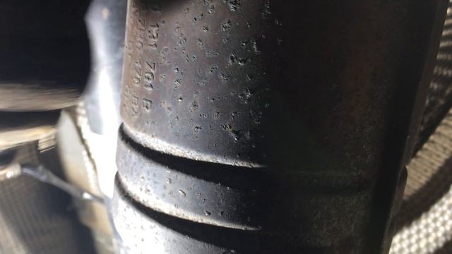 VW T5 V6 3.2L Katalysator defekt? Klopftest. смотреть онлайн