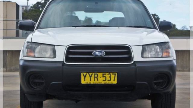 2004 Subaru Forester 79V MY04 X 5 Wagon White смотреть онлайн