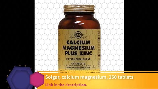 Solgar, Calcium Magnesium, 250 Tablets