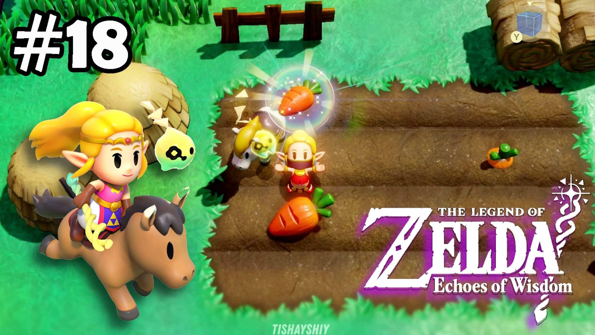 18 - Хайрульская равнина. The Legend of Zelda Echoes of Wisdom. Hyrule Field смотреть онлайн