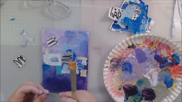 Mixed Media Collage Day 29 #100daysproject смотреть онлайн