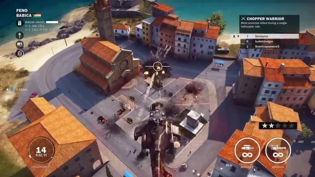 Just Cause 3: Heli Gameplay (PS4 HD 720p)