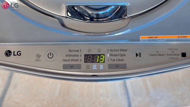 LG SideKick™ Washer - Wash Cycles (2018 Update)