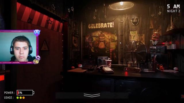 Новая ночь САЛАГА и новые трудности / Прохождение ФНАФ ПЛЮС (фанатская версия) смотреть онлайн