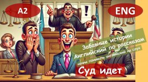 Суд идет! Английский по смешным рассказам для начинающих (А2).