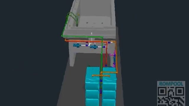 3D Проектирование частного бассейна смотреть онлайн