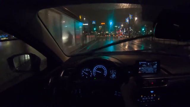Mazda 6 III Night 4K POV Test Drive