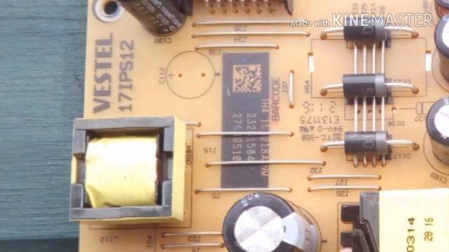 Vestel TV Power Supply Repair 17IPS12 смотреть онлайн