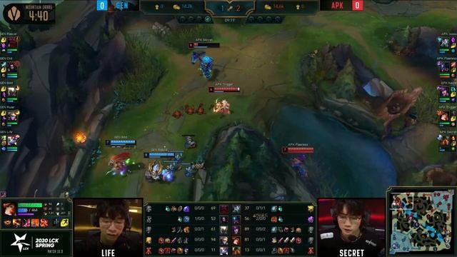 GEN vs APK - Round 1 Game 1 | LCK Spring Split | Gen.G Esports vs. APK Prince (2020) смотреть онлайн