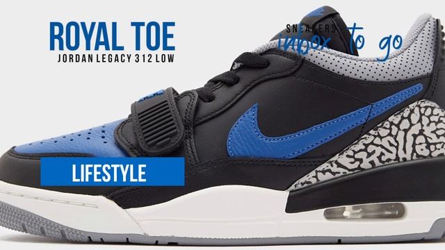 Air Jordan Legacy 312 Low ROYAL TOE 2023 DETAILED LOOK AND PRICE смотреть онлайн