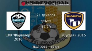 Форватер vs Сугдея