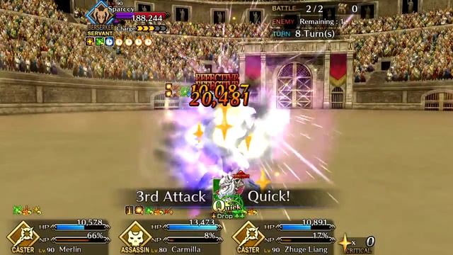 [FGO] Challenge Quest: Super Regeneration Muscle- Team Carmilla- Nerofest Autumn 2019 смотреть онлайн