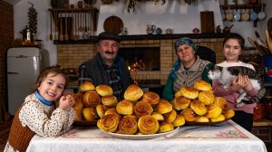 Приготовление Булочек Синнабон с Корицей | В Дровяной Печи