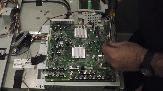 Flat screen TV Repair How to Replace Circuit Board Step by Step смотреть онлайн