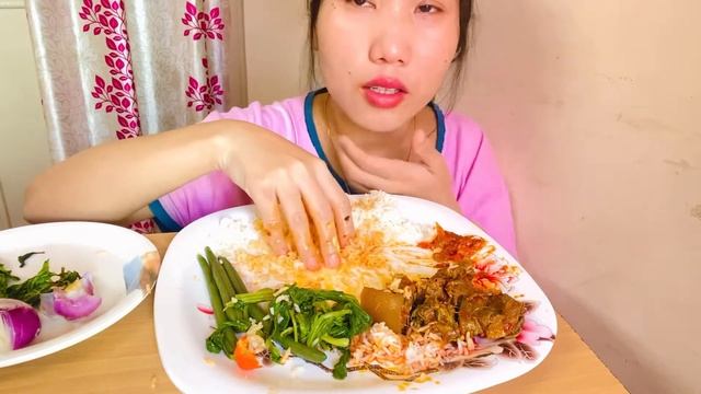 Mukbang|pork bamboo shoot king chilli fermented soya bean 😋#youtube #viral #mukbang #viralvideo смотреть онлайн