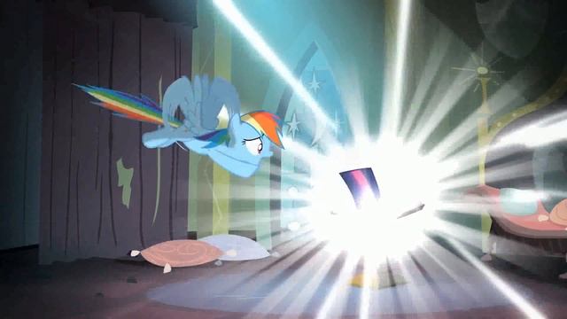 The Mane Six are absorbed by Spike's comic - MLP: FiM ''Power Ponies'' [HD] смотреть онлайн