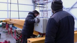Монтаж крана мостового электрического однобалочного опорного в г. Обнинск