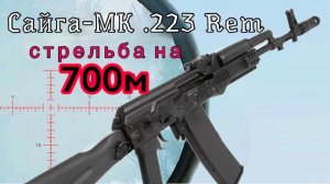 САЙГА-МК 223rem стрельба на 700м