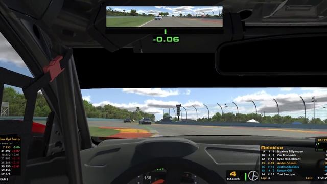 iRacing, Honda Civic Type-R @ new Watkins Glen, new content in iRacing смотреть онлайн
