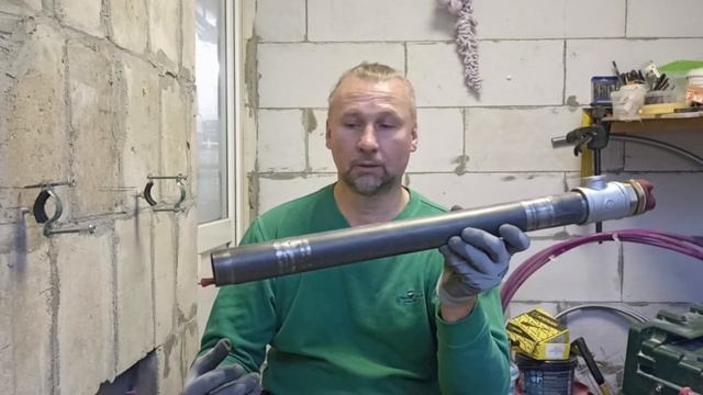 Водонагреватель из трубы своими руками.