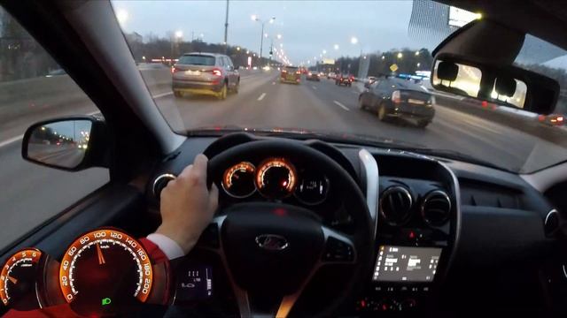 Как Ларгус 90 сил по трассе пойдет? / Lada Largus New смотреть онлайн