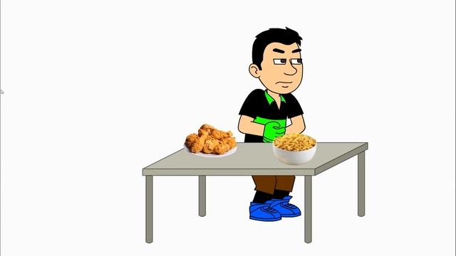 Macaroni... With the Chicken Strips meme (GoAnimate/Vyond Version) смотреть онлайн
