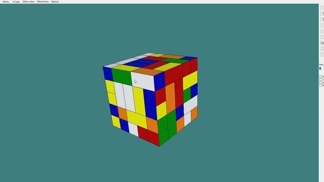 Dia-5 cube 5x5 #1 Untangle the knot Распутывание узла. смотреть онлайн