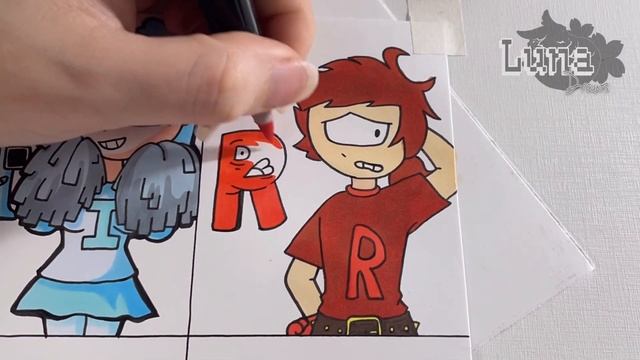 Drawing Alphabet Lore Real Life ( Human Alphabet Lore / AÏIRGHPN) смотреть онлайн