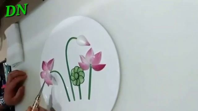 the Beauty-Of -Purple Onion Lotus Flower Cutting Garnish Arts 0f Vegetable Flower Desig? смотреть онлайн