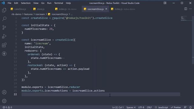 Redux Toolkit Tutorial - 21 - Ice Cream Feature смотреть онлайн