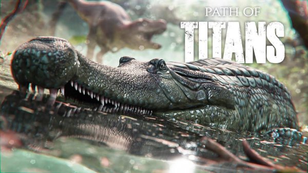 Path of Titans Дейнозухус На равнине