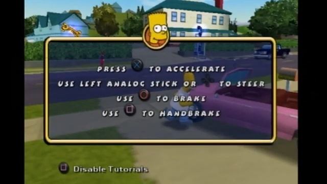 The Simpsons Hit And Run PS2 Bart Tutorial Quotes смотреть онлайн