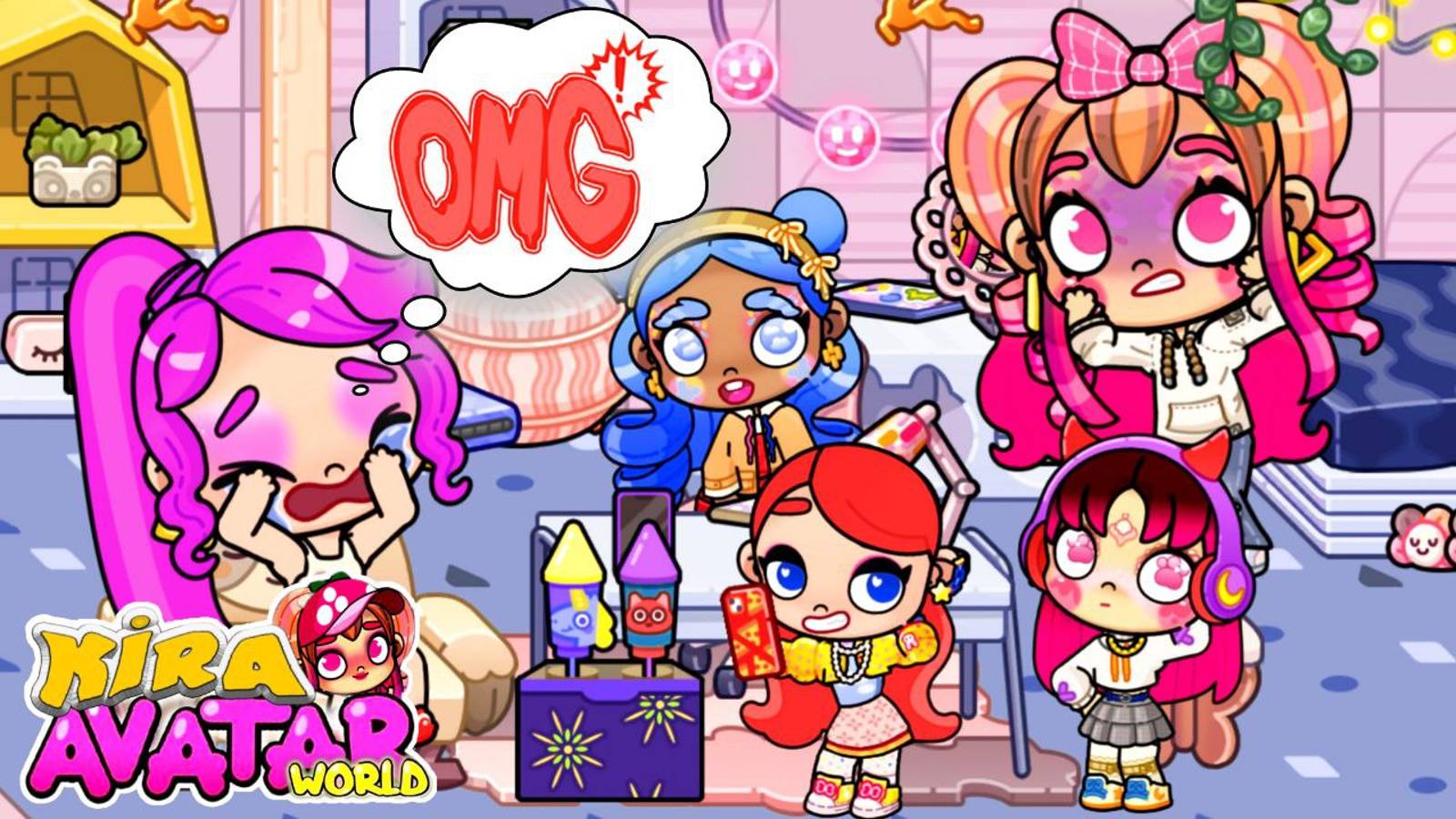 Аватар ворлд. Аня и ДЕВЧЁНКИ РАЗНЕСЛИ ДОМ Изольды 😱😱😱 #avatarworld #kira