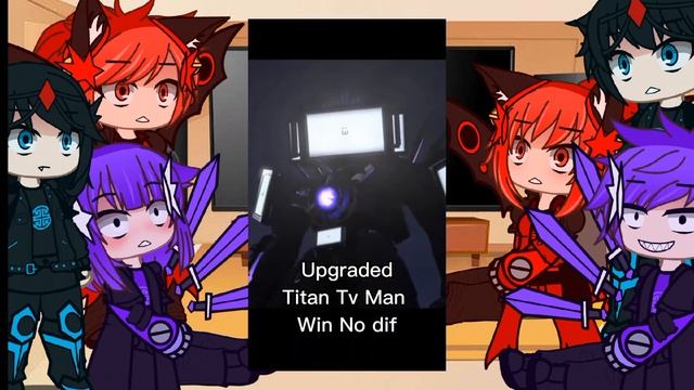 Skibidi Toilet And Titan Womans Reacts To Titan Tv Man