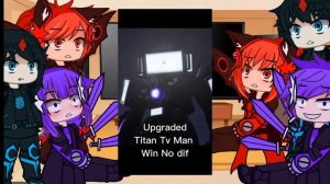 Skibidi toilet And Titan womans Reacts to Titan tv man