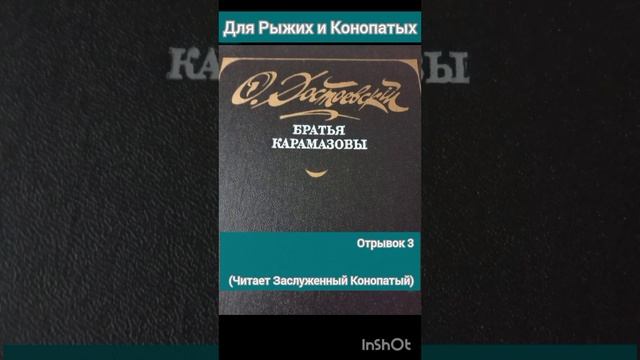Для Рыжих и Конопатых Достоевский Ф М Братья Карамазовы (отрывок 3) смотреть онлайн