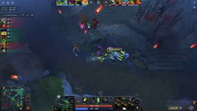How to lane mid viper (Malr1ne) vs dawnbreaker - Dota 2 смотреть онлайн