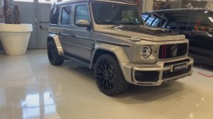 Mercedes AMG G63 Brabus 700 widestar 2023 - интерьер и экстерьер